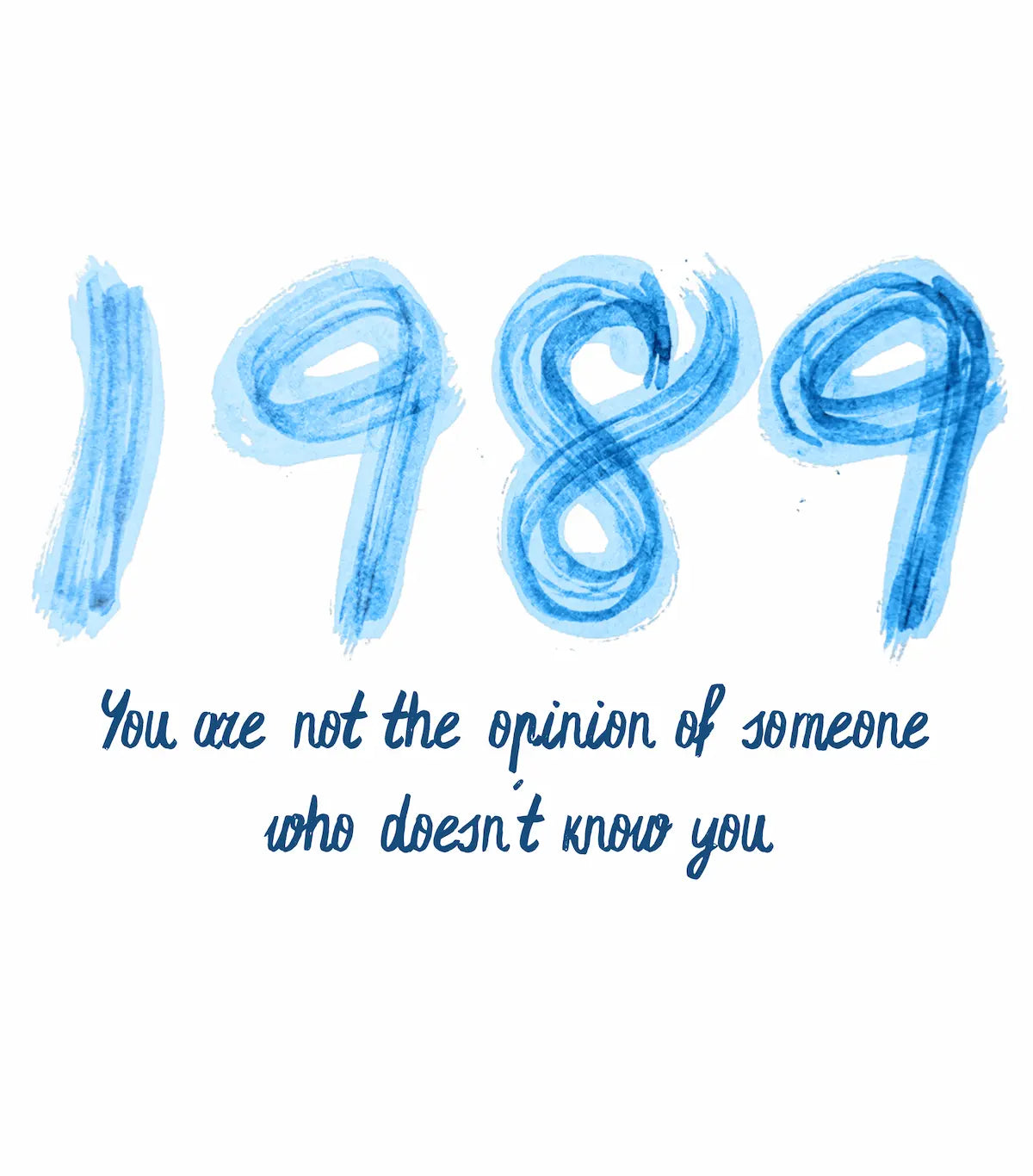 Playera 1989 Intro - Aesthetic Quote (Blanca)