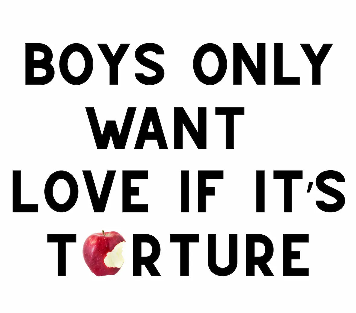 Playera Boys want Torture