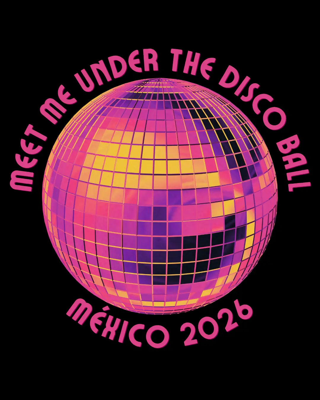 Playera Disco Ball México 2026 🪩