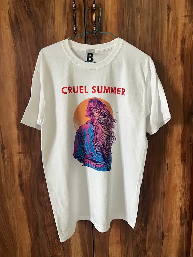 Playera Cruel Summer - Aesthetic Profile (Blanca)