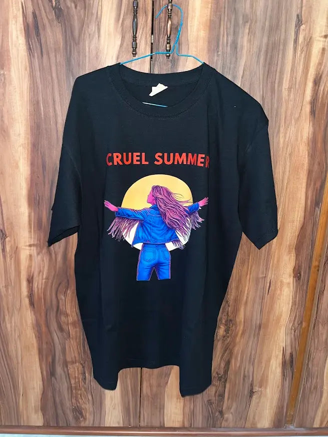 Playera Cruel Summer - Retro Summer (Negra)