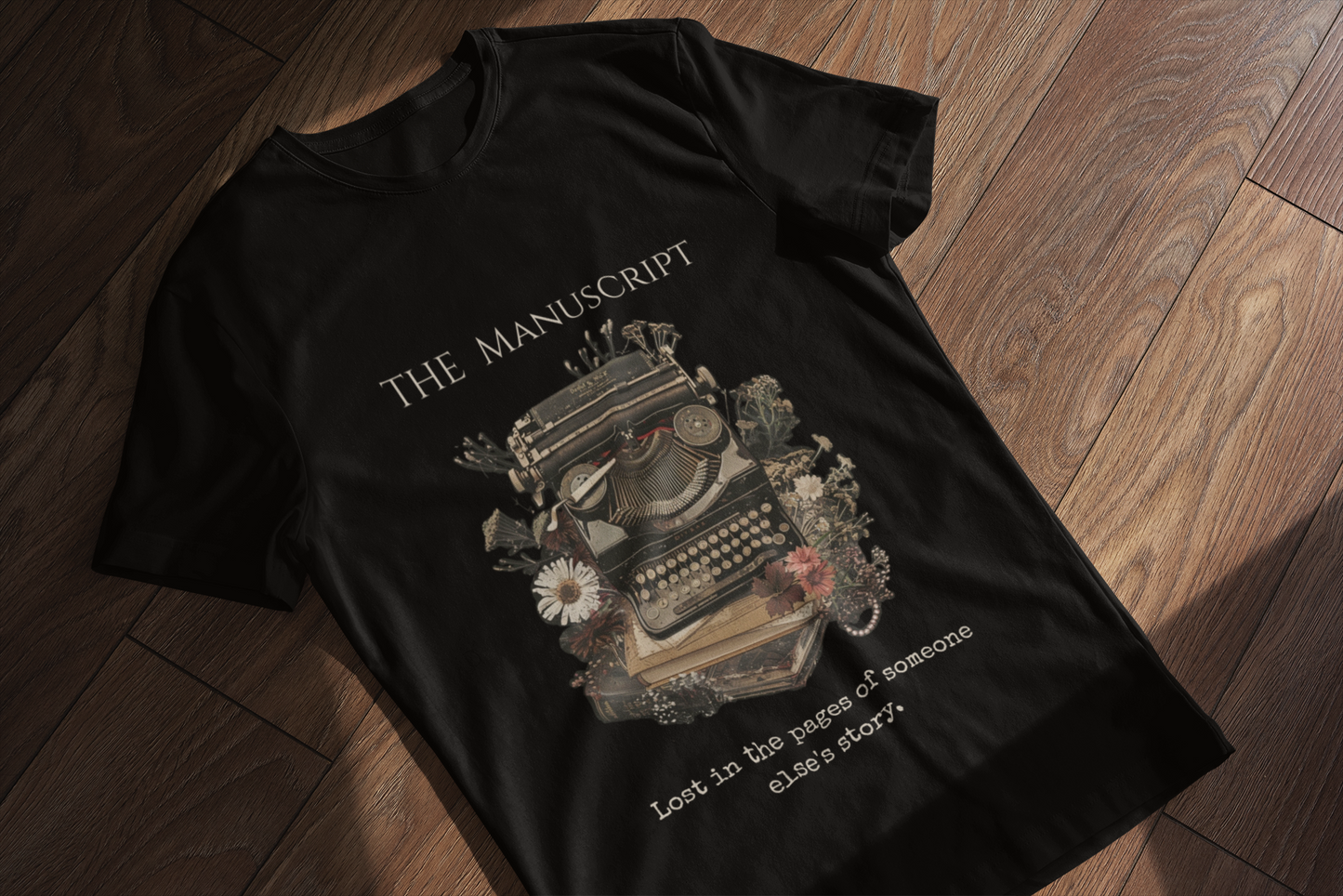 T-Shirt Premium Streetwear - "The Manuscript" Edition (Negra)