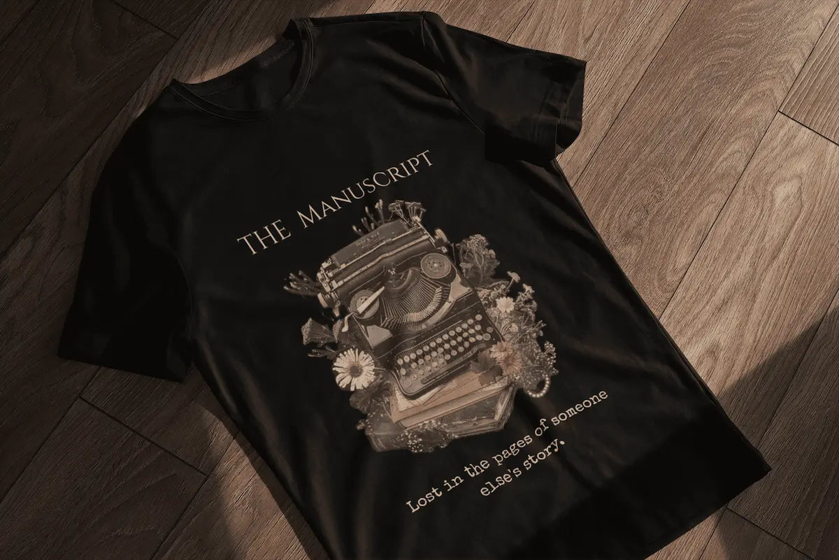 Playera Premium Streetwear - "The Manuscript" Edition (Negra)