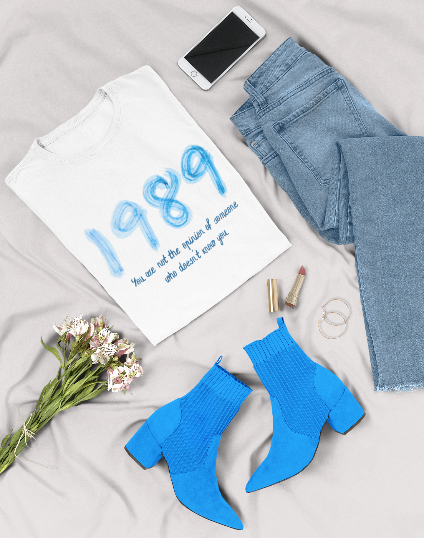 Playera 1989 Intro - Aesthetic Quote (Blanca)