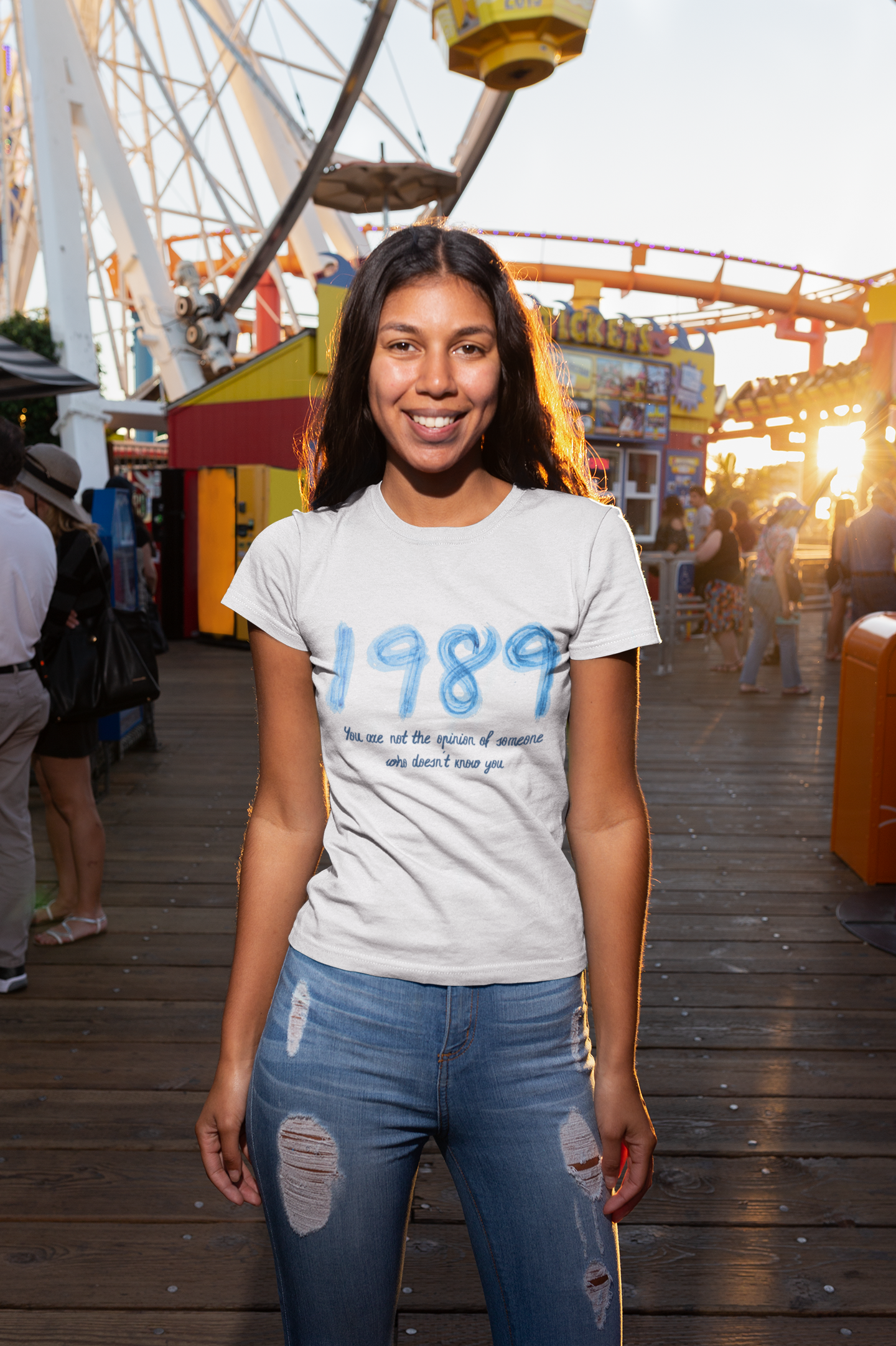 Playera 1989 Intro - Aesthetic Quote (Blanca)