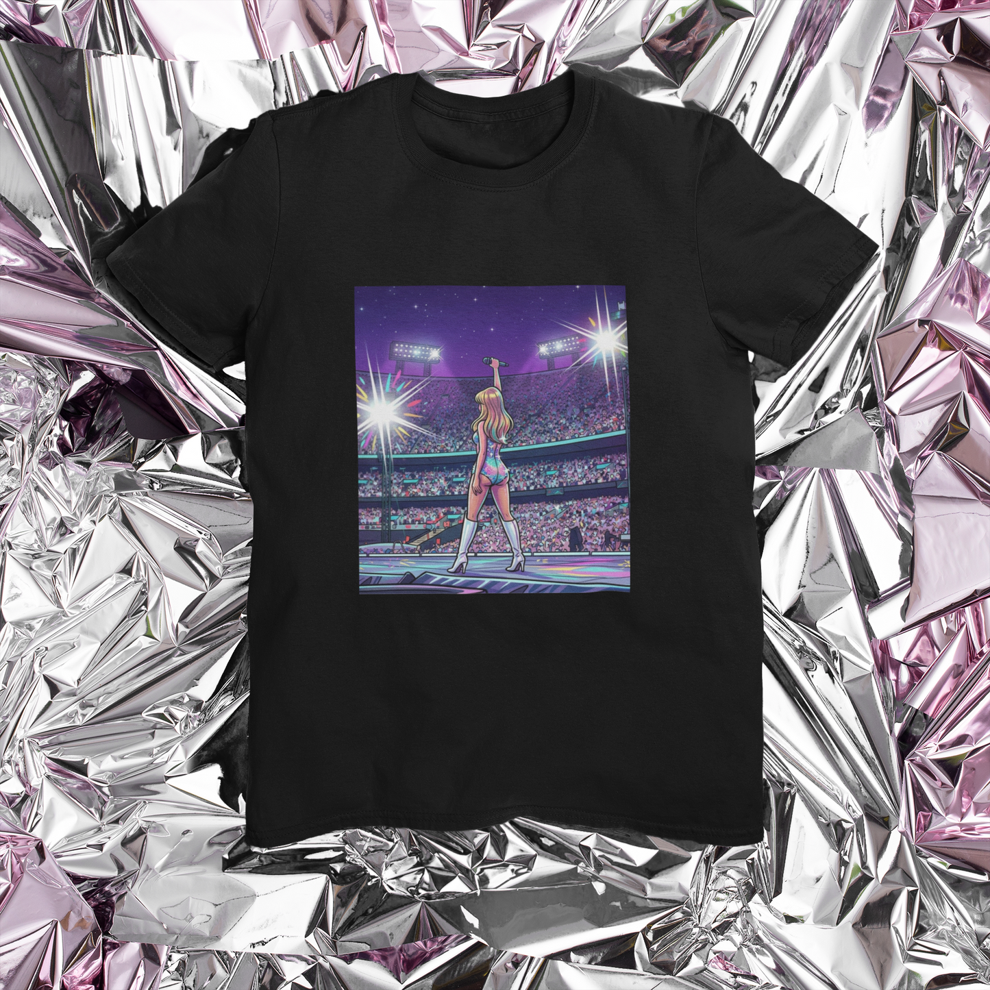 Playera The Eras Stage - Night Edition (Negra)