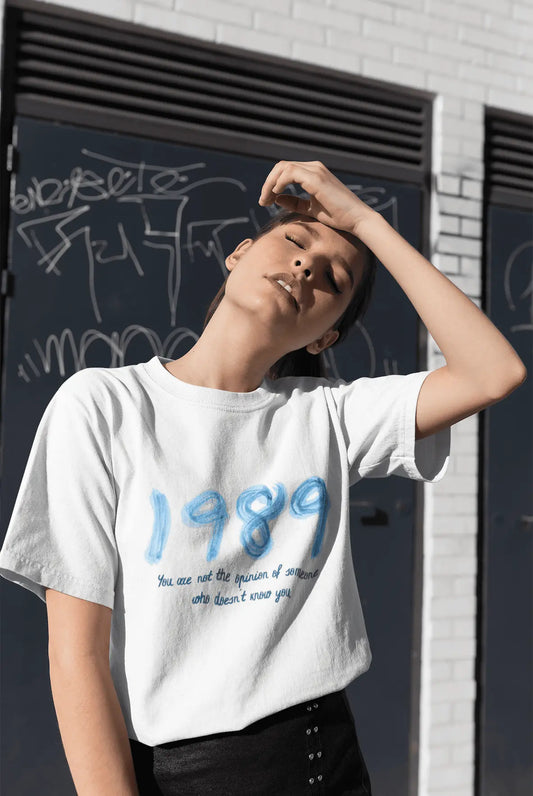 Playera 1989 Intro - Aesthetic Quote (Blanca)