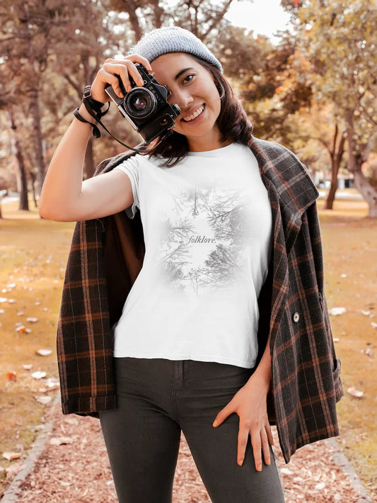 Playera Betty Indie-Folk Blanca