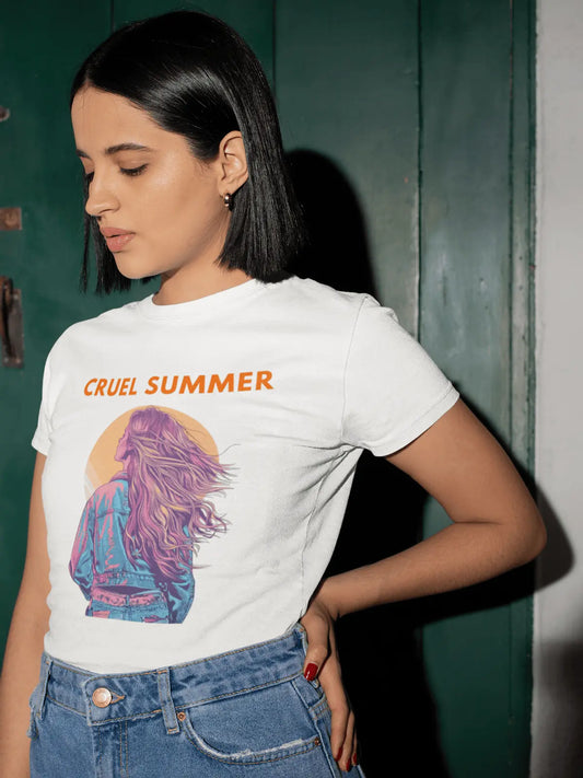 Playera Cruel Summer - Aesthetic Profile (Blanca)